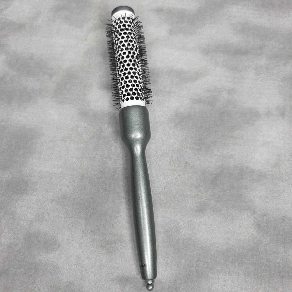 Rusk Ceramic Thermal Round Vented Nylon Bristles Hair Brush RE 320